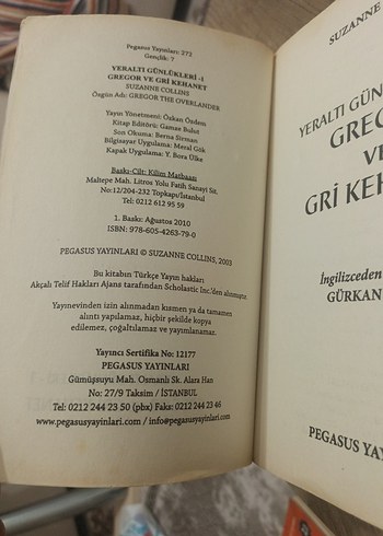 Gregor Serisi 4 Kitap Seti - Suzanne Collins - Görsel 3