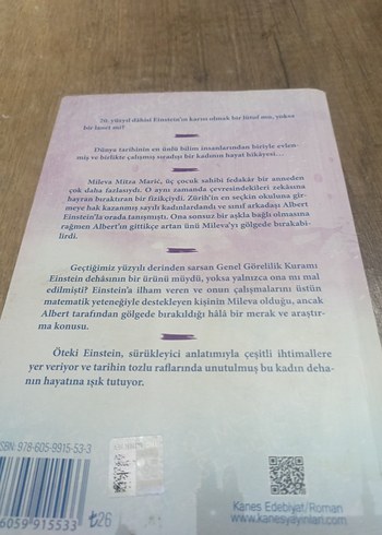 Öteki Einstein - Marie Benedict - Görsel 2