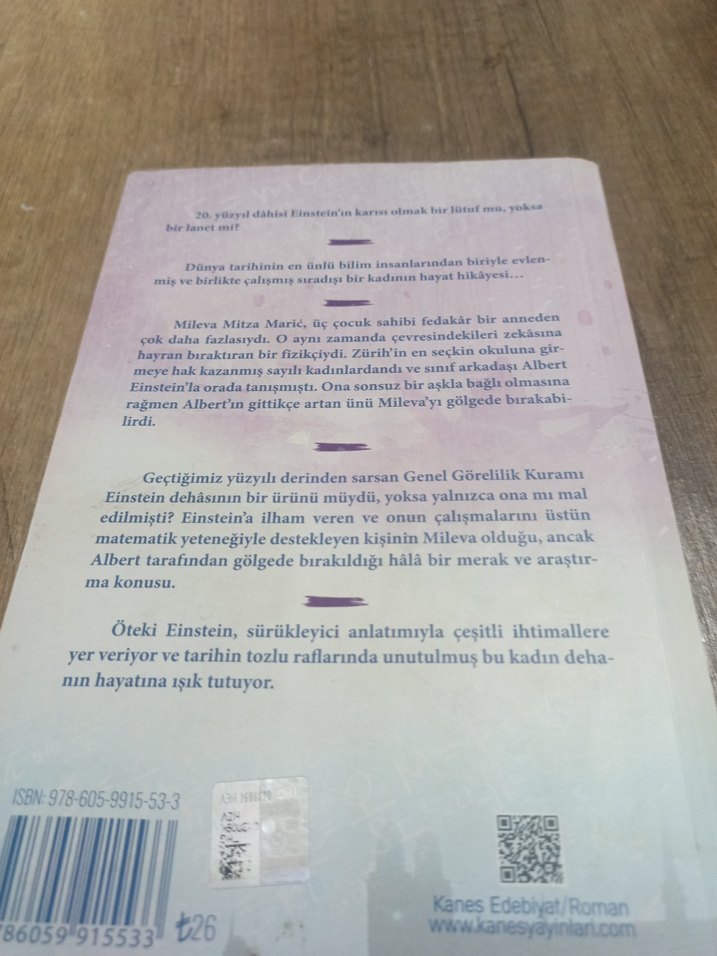 Öteki Einstein - Marie Benedict - Görsel 2