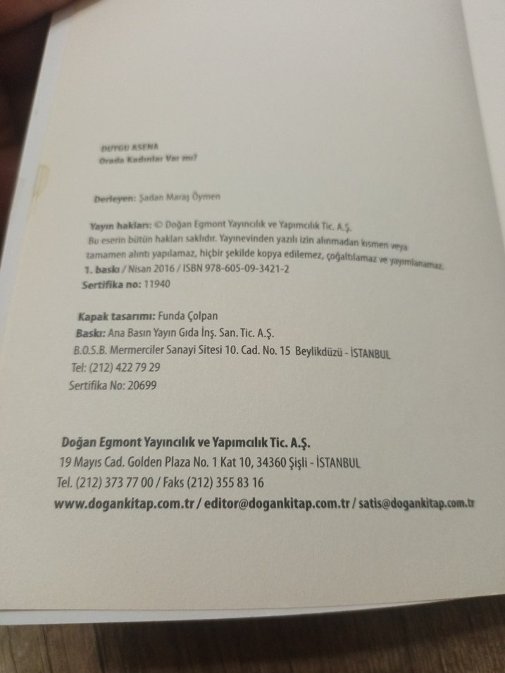 Duygu Asena - Orada Kadınlar Var mı? - Görsel 4