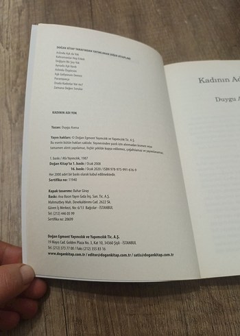Kadının Adı Yok - Duygu Asena - Görsel 3