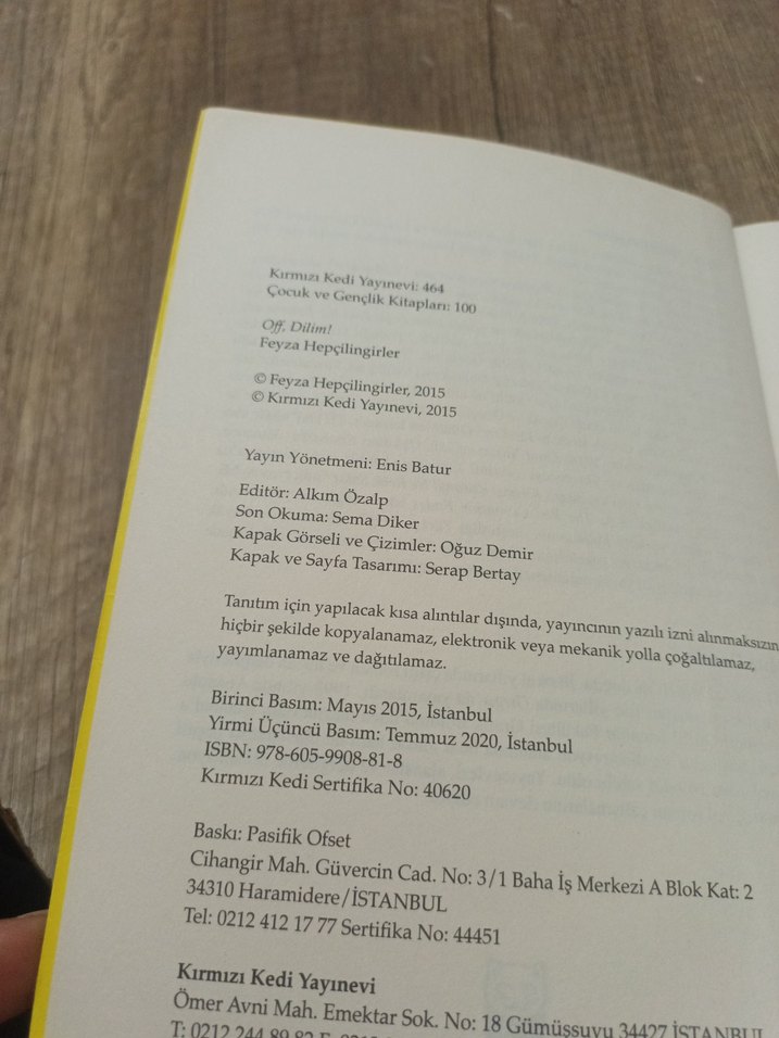 Off, Dilim! - Feyza Hepçilingirler - Görsel 3