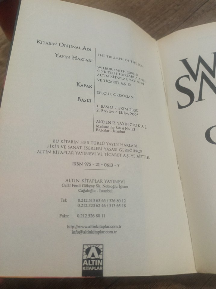 Güneşin Zaferi - Wilbur Smith - Görsel 3
