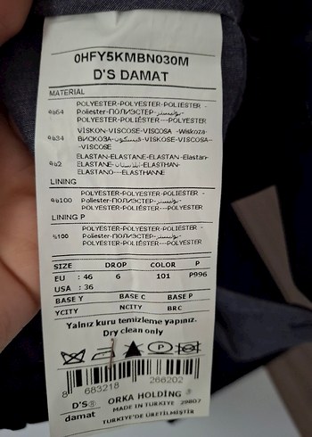 Erkek Lacivert Baskılı Regular Fit Takım Elbise - Görsel 5