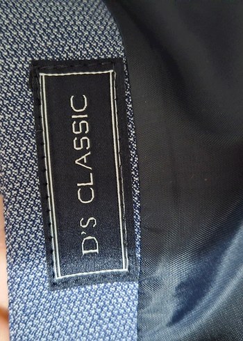 Erkek Lacivert Baskılı Regular Fit Takım Elbise - Görsel 6