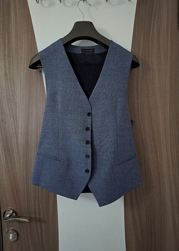 Erkek Lacivert Baskılı Regular Fit Takım Elbise - Görsel 3