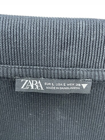 l Beden siyah Renk Zara Kısa Elbise %70 İndirimli.