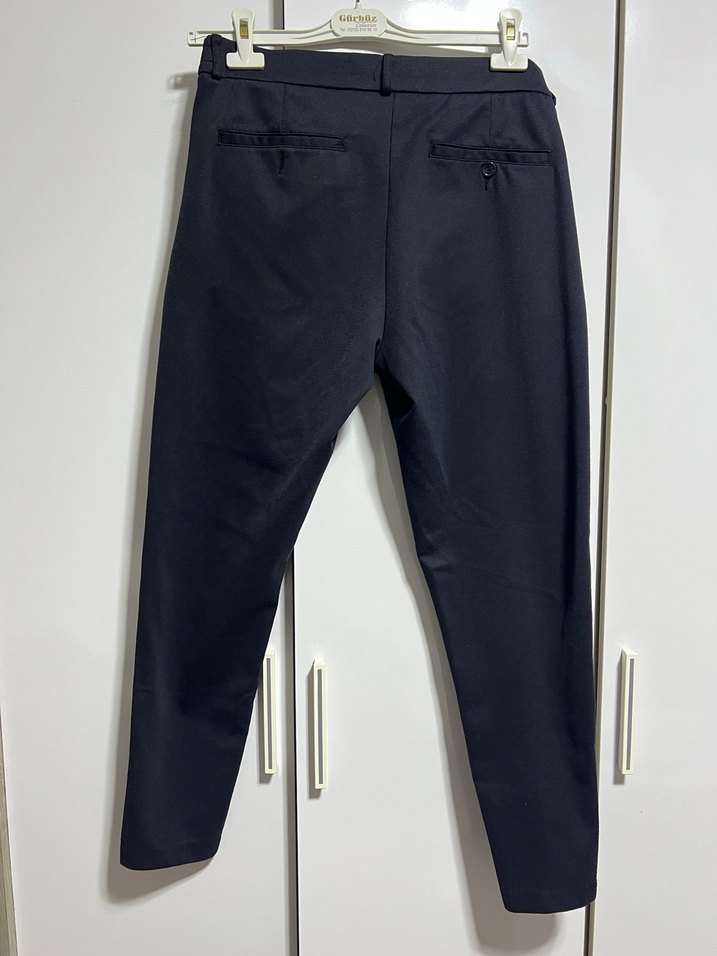 Erkek Lacivert Kumaş Pantolon - Görsel 2