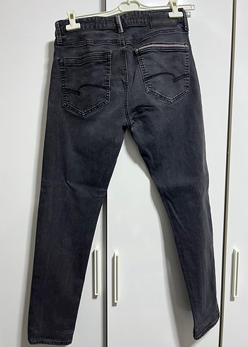 Siyah Erkek Denim Jean Pantolon - Görsel 2