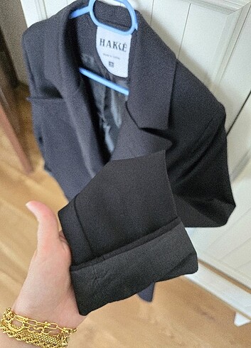 38 Beden siyah Renk Kadin siyah blazer ceket