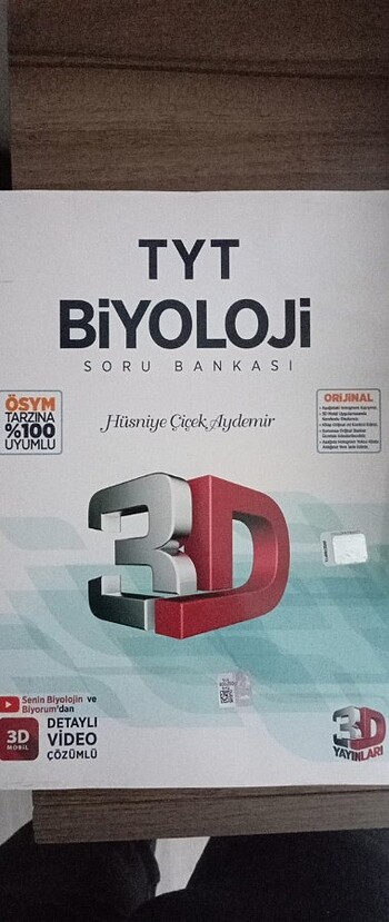 3d tyt biyoloji 