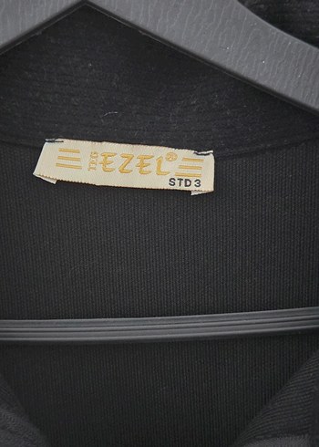 Siyah Kadın Fermuarlı Midi Hamile Ceketi - Görsel 2