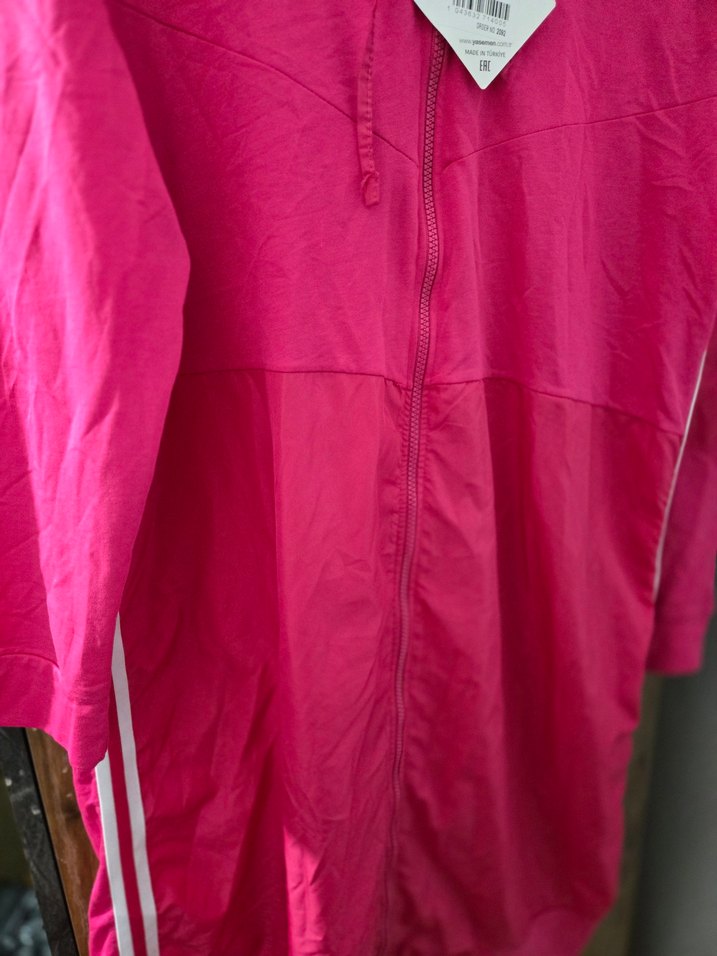 Kadın Pembe Uzun Fermuarlı Ceket - Görsel 3