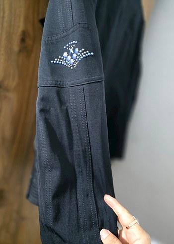 Fermuarlı Lacivert Kadın Ceket - Görsel 3