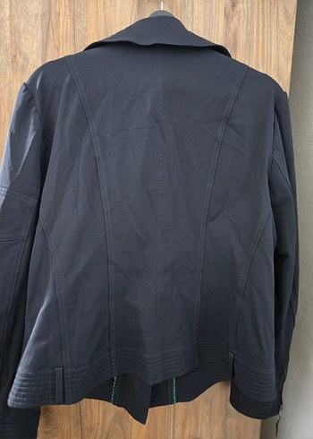 Fermuarlı Lacivert Kadın Ceket - Görsel 5