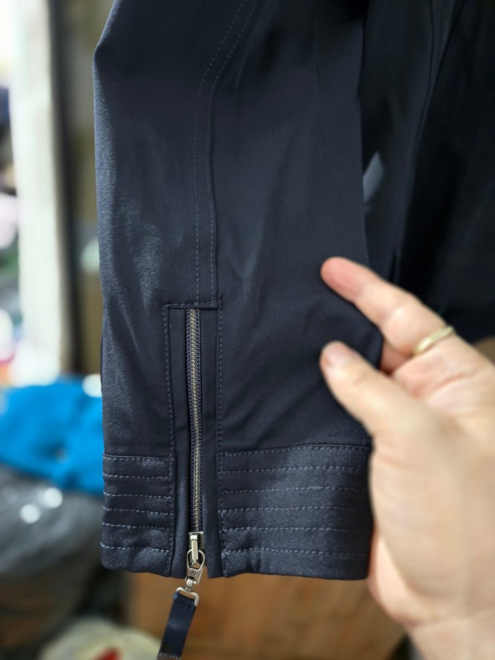 Fermuarlı Lacivert Kadın Ceket - Görsel 4