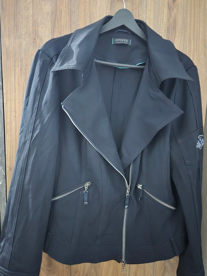 Fermuarlı Lacivert Kadın Ceket - Görsel 2