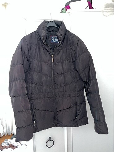 mavi jeans dar kalıp mont