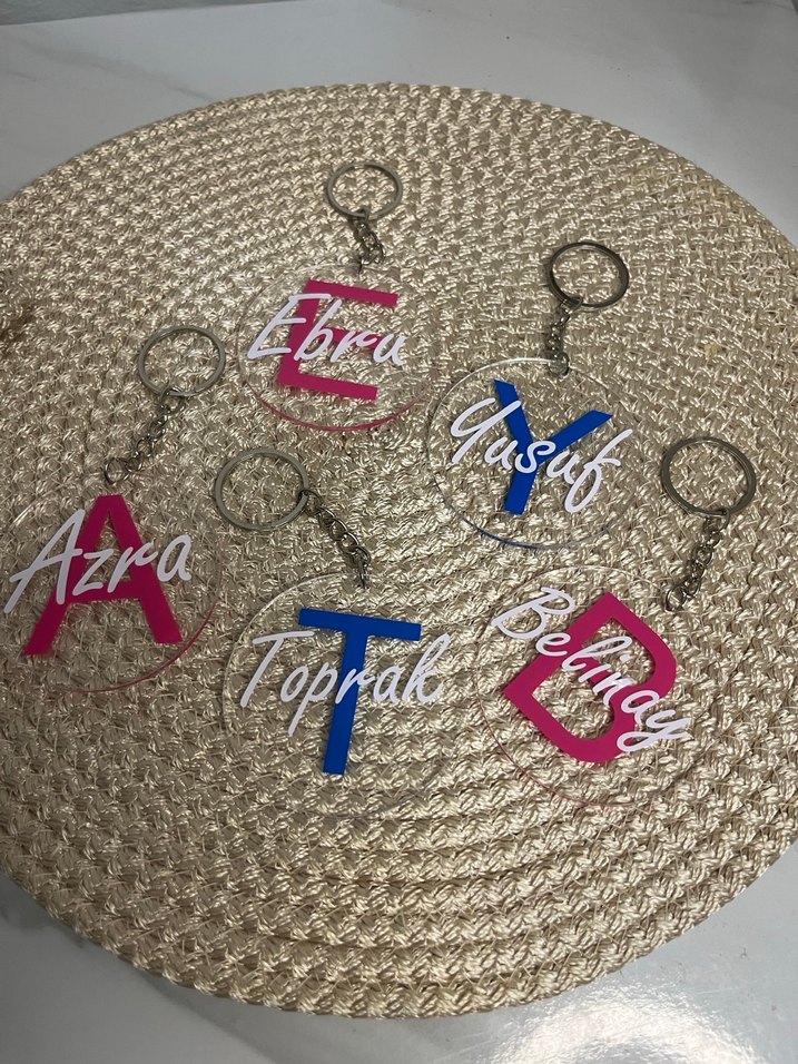 Kişiye özel isimli anahtarlık - Görsel 2