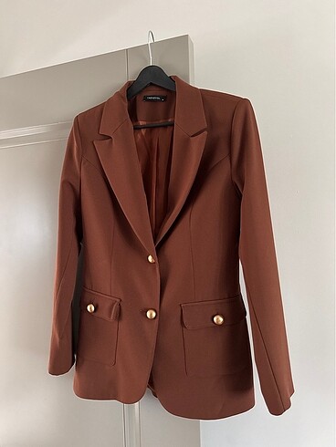 m Beden çeşitli Renk Trendyolmilla tarçın blazer ceket