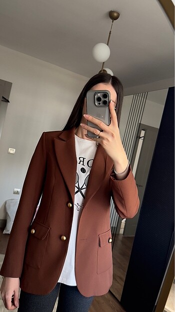Trendyolmilla tarçın blazer ceket