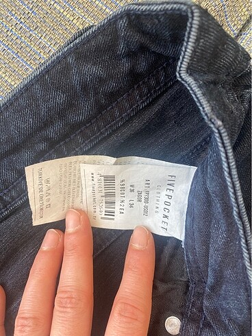 34 Beden Erkek pantolon