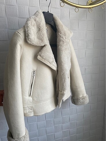 Stradivarius Deri ceket mont