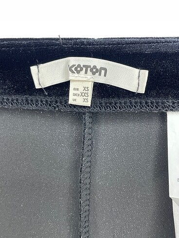 xs Beden siyah Renk Koton Mini Etek %70 İndirimli.