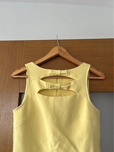 Koton Sarı mini elbise