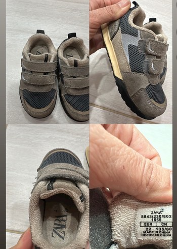 Kahverengi Gri Erkek Çocuk Spor Ayakkabı - Görsel 4