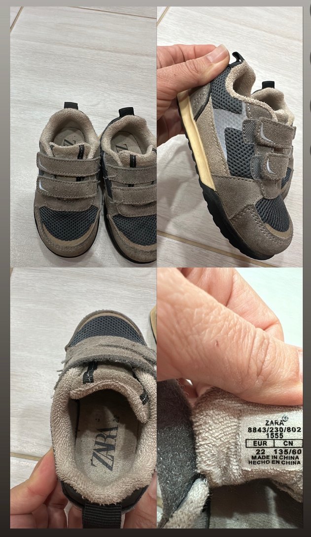 Kahverengi Gri Erkek Çocuk Spor Ayakkabı - Görsel 4