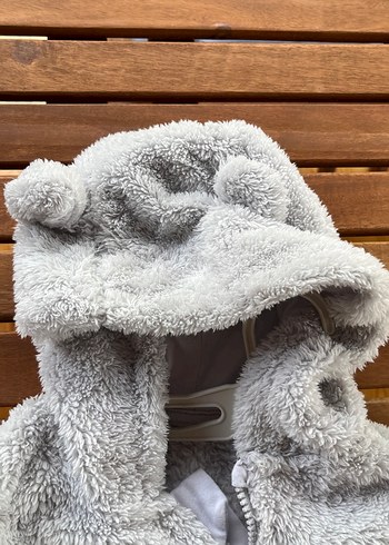 Gri Kürklü Bebek astronot Tulumu - Görsel 2