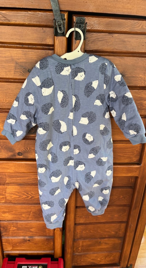 Fermuarlı Erkek Bebek uyku Tulumu 1.6 tog - Görsel 2