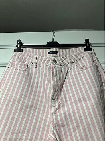 42 Beden ÇİZGİLİ KOT PANTOLON