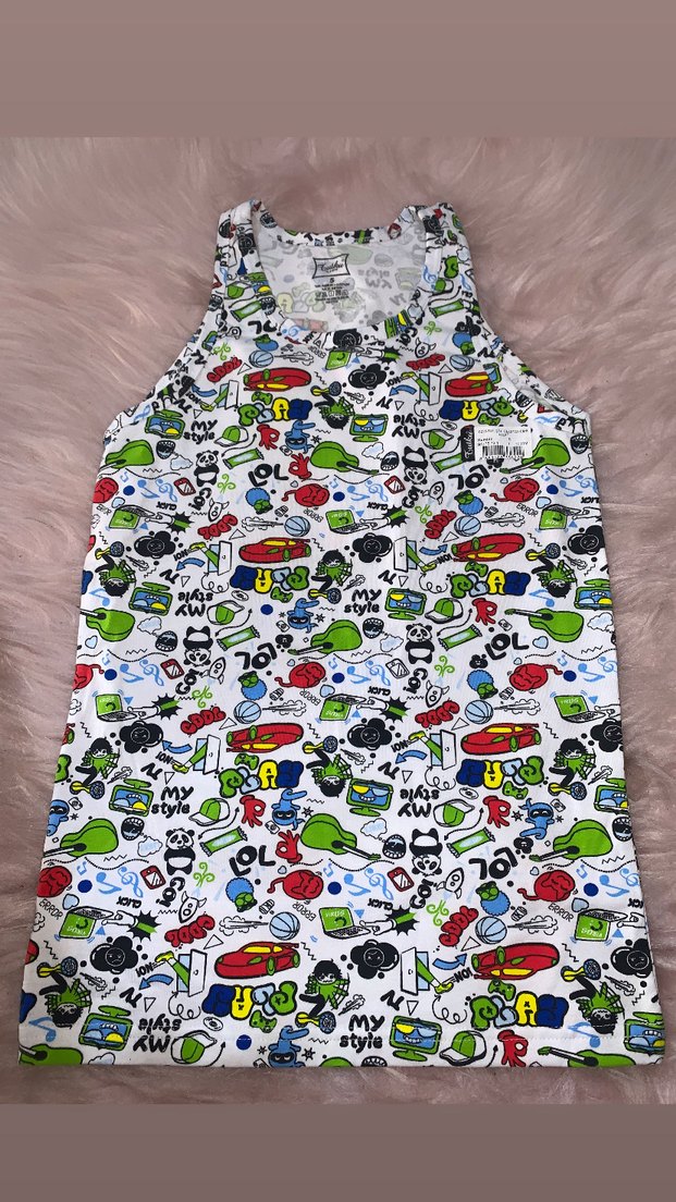 TUTKU DESENLİ ÇOCUK ATLET - Görsel 2