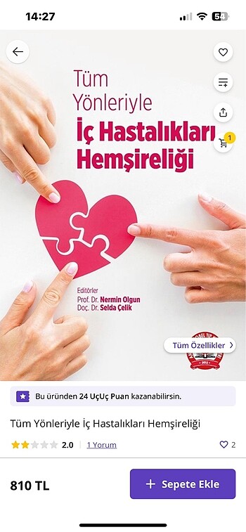 İç Hastalıkları Hemşireliği Sıfır Kitap