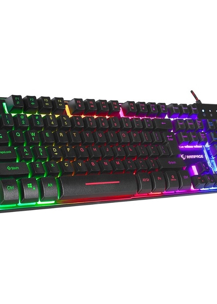  Rampage
Titan
K9
Siyah
USB
RGB English Standart Gaming Oyuncu K - Görsel 3