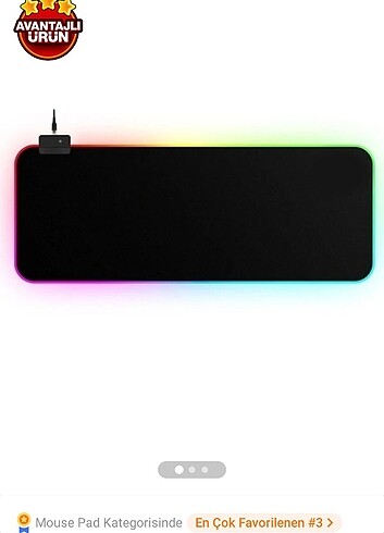 Rgb MousePad 80X30 - Görsel 2