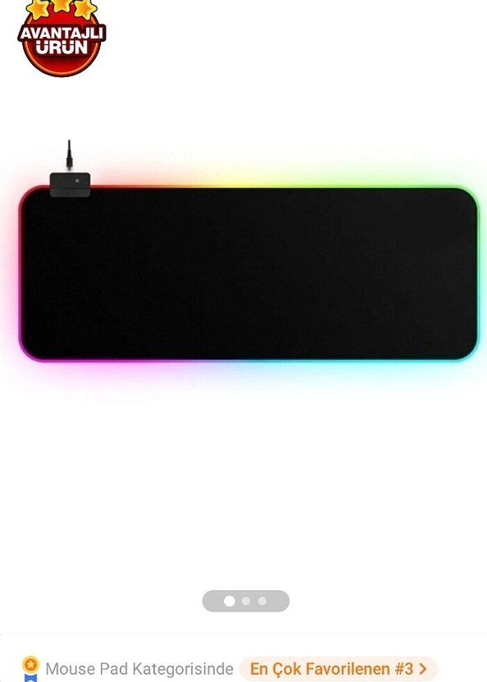 Rgb MousePad 80X30 - Görsel 2