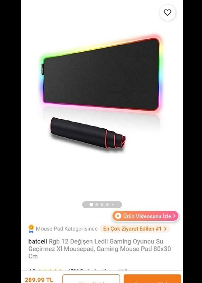 Rgb MousePad 80X30 - Görsel 4