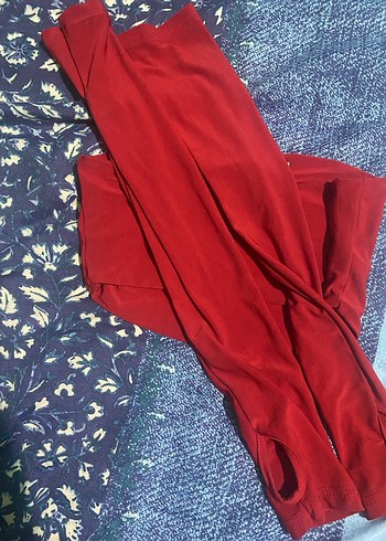 Parlak Kırmızı Kadın Drapeli Wrap - Görsel 3