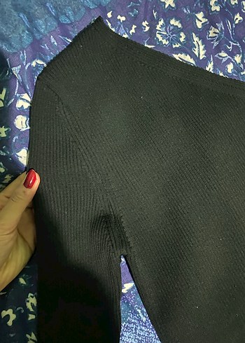 Siyah tek omuz body - Görsel 2