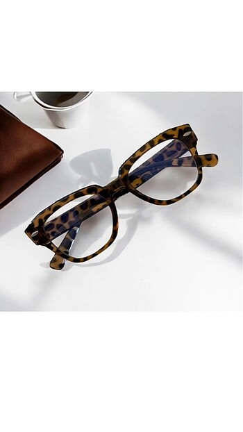 CATEYE LEOPAR DESENLİ BLUE BLOCK GOZLUK