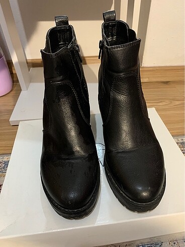 Topuklu Suni Deri Bot - Deichmann / Catwalk