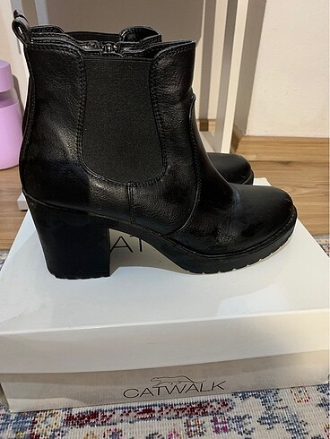 Deichmann Topuklu Suni Deri Bot - Deichmann / Catwalk