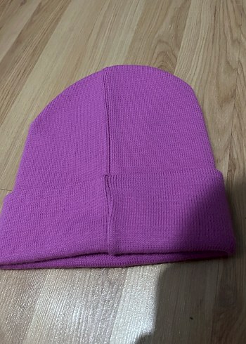 Mor Örgü Kadın Bere - Görsel 3