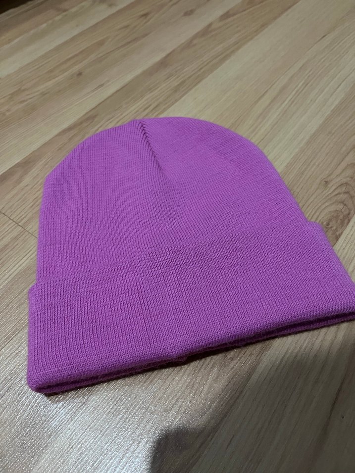 Mor Örgü Kadın Bere - Görsel 2