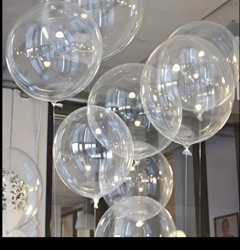 Şeffaf bobo balon 5 adet - Görsel 2