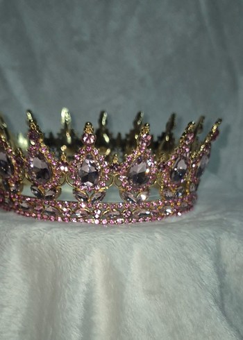 pembe prenses taç, pasta tacı - Görsel 8