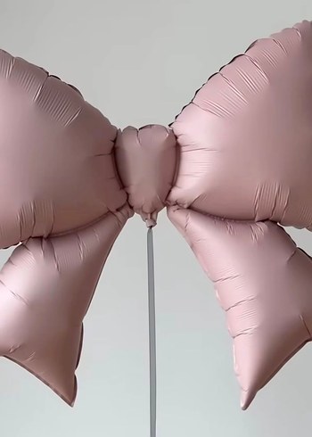 Pembe fiyonk balon 2 adet - Görsel 3